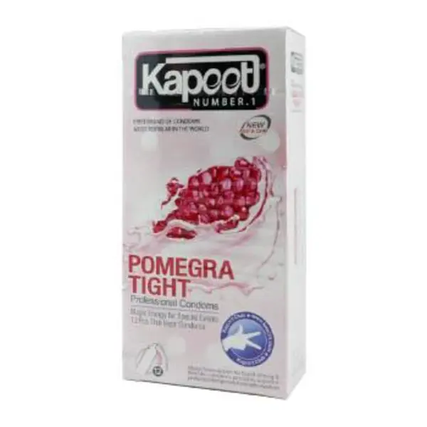 Kapoot کاندوم کاپوت تنگ کننده اناری  بسته 12 عددی