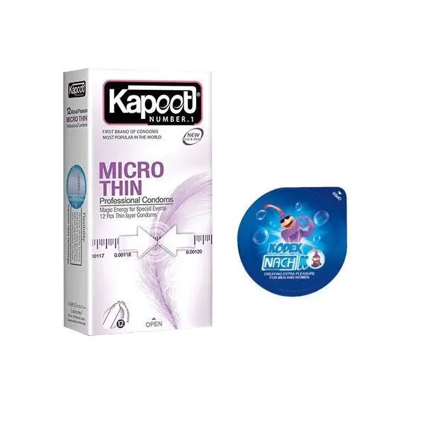 کاندوم خیلی نازک Kapoot Micro Thin کاپوت 12 عددی