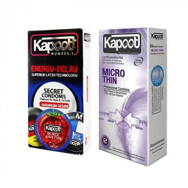 کاندوم خیلی نازک Kapoot Micro Thin کاپوت 12 عددی