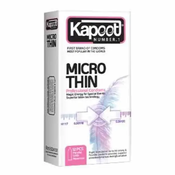کاندوم خیلی نازک Kapoot Micro Thin کاپوت 12 عددی