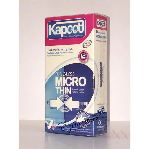 کاندوم خیلی نازک Kapoot Micro Thin کاپوت 12 عددی