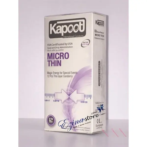 کاندوم خیلی نازک Kapoot Micro Thin کاپوت 12 عددی