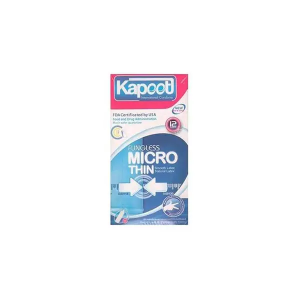 کاندوم خیلی نازک Kapoot Micro Thin کاپوت 12 عددی