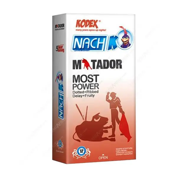 کاندوم ناچ کدکس مدل Matador بسته 12 عددی
