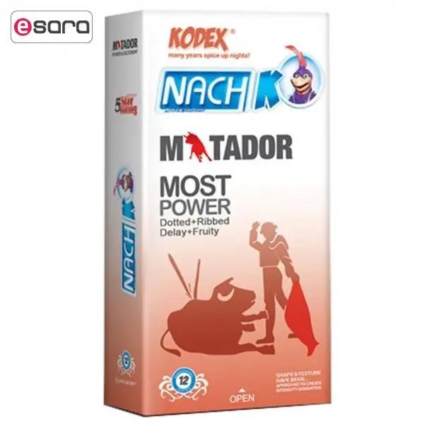 کاندوم ناچ کدکس مدل Matador بسته 12 عددی