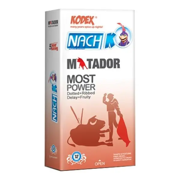 کاندوم ناچ کدکس مدل Matador بسته 12 عددی