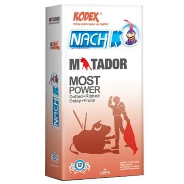 کاندوم ناچ کدکس مدل Matador بسته 12 عددی
