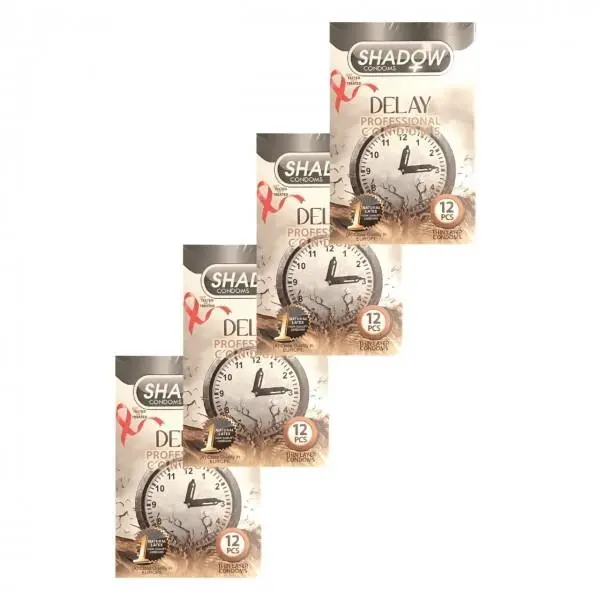 کاندوم فوق تاخیری Max Delay شادو 12 عددی