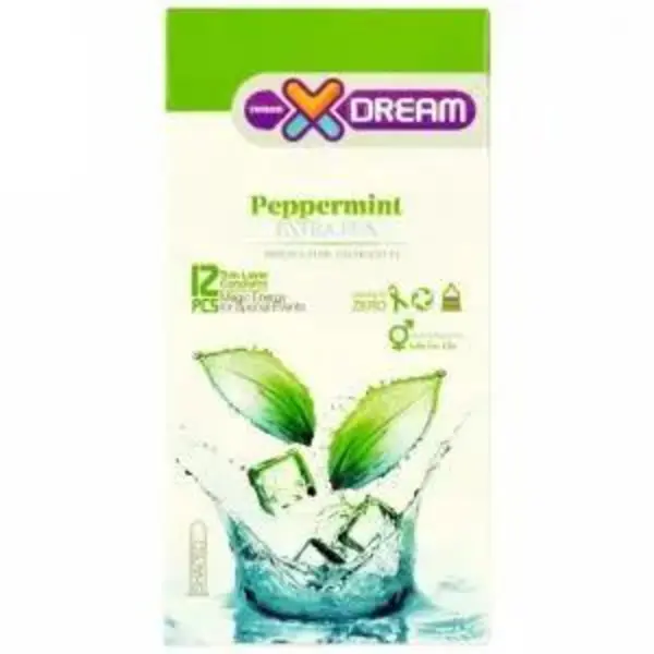 کاندوم ایکس دریم مدل Mint بسته 12 عددی
