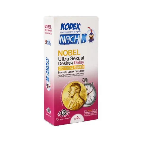 کاندوم تاخیری مدل Nobel نوبل کدکس بسته 12 عددی - 6