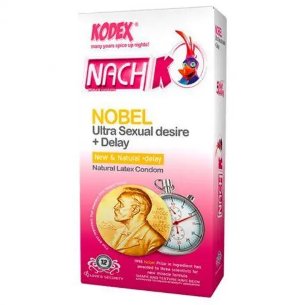 کاندوم تاخیری مدل Nobel نوبل کدکس بسته 12 عددی - 5