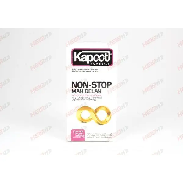 کاندوم تاخیری کاپوت مدل NON-STOP بسته 10 عددی