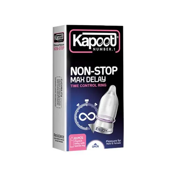 کاندوم تاخیری کاپوت مدل NON-STOP بسته 10 عددی