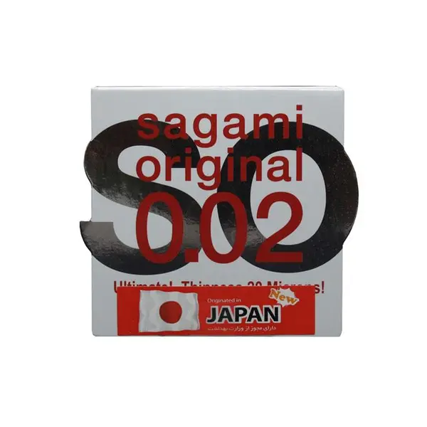 کاندوم ساگامی سایز normal نرمال Sagami Original 0.02 تک عددی