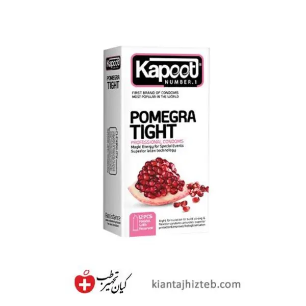 کاندوم کاپوت مدل Pomegra Tight بسته 12 عددی