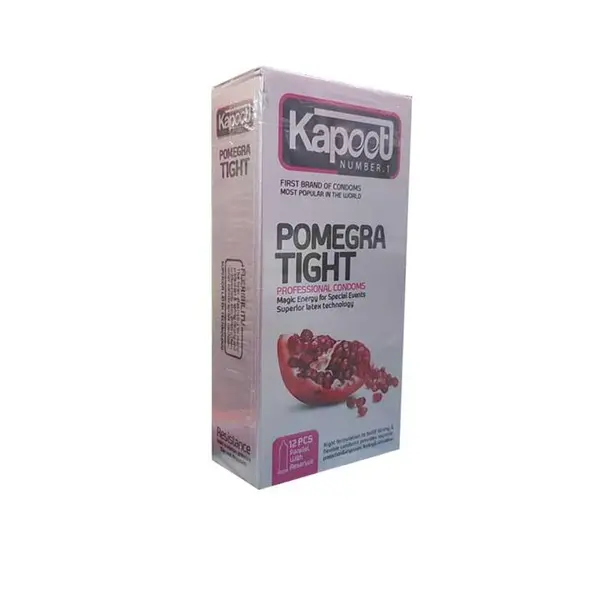 کاندوم کاپوت مدل Pomegra Tight بسته 12 عددی