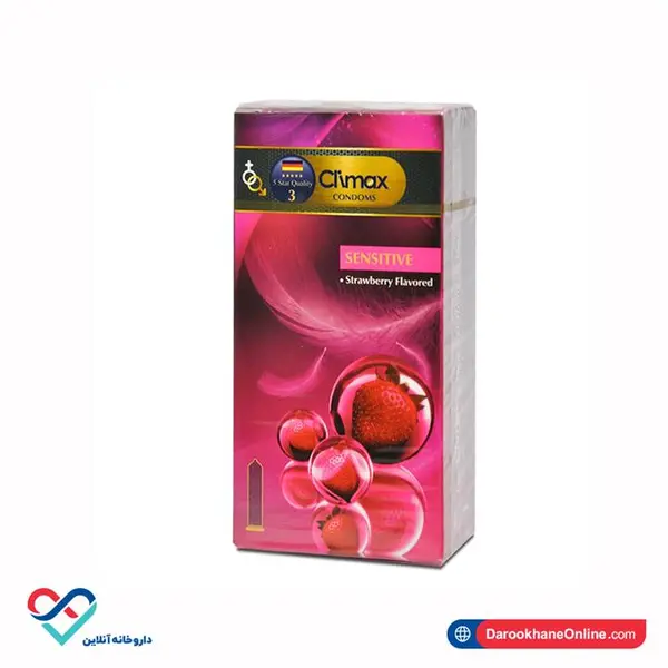 کاندوم کلایمکس مدل Sensitive 3 بسته 12 عددی