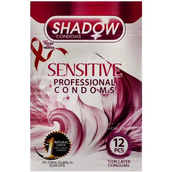 کاندوم شادو مدل Sensitive بسته 3 عدد