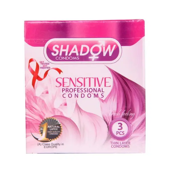 کاندوم شادو مدل Sensitive بسته 3 عدد