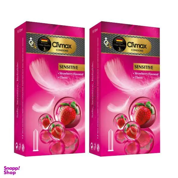 کاندوم کلایمکس مدل Sensitive 3 مجموعه 2 عددی