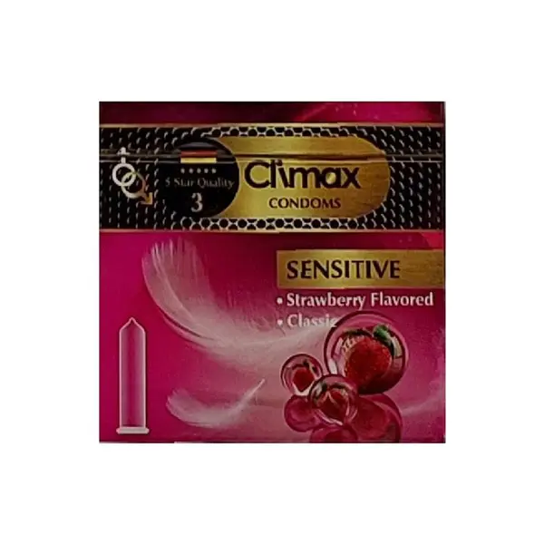 کاندوم کلایمکس مدل Sensitive 3 مجموعه 2 عددی