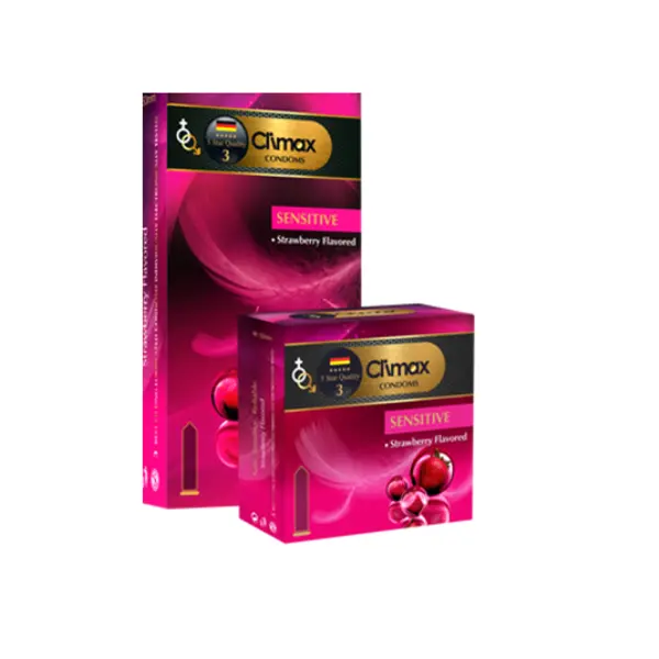 کاندوم کلایمکس مدل Sensitive 3 بسته 12 عددی