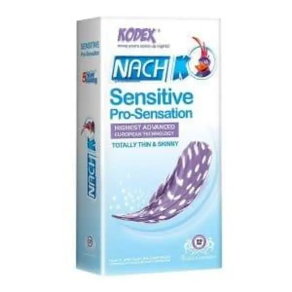کاندوم حساس و بسیار نازک sensitive pro-sensation کدکس بسته 12 عددی