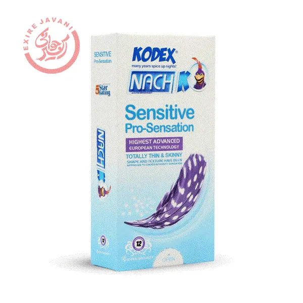 کاندوم حساس و بسیار نازک sensitive pro-sensation کدکس بسته 12 عددی