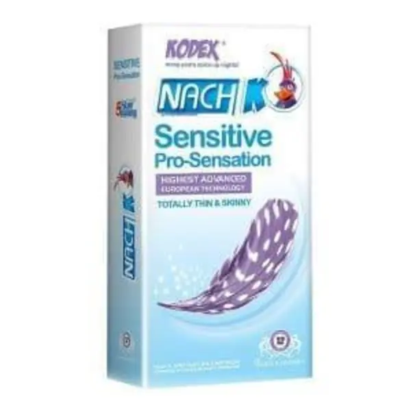 کاندوم حساس و بسیار نازک sensitive pro-sensation کدکس بسته 12 عددی
