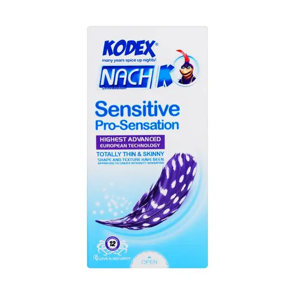 کاندوم حساس و بسیار نازک sensitive pro-sensation کدکس بسته 12 عددی