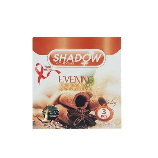 کاندوم خاردار تحریک کننده شادو SHADOW مدل Dotted بسته 3 عددی