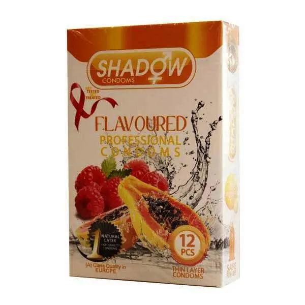 کاندوم میوه ای شادو Shadow Flavoured بسته 12 عددی - 3