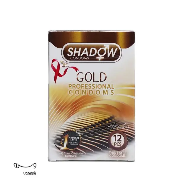 کاندوم شادو SHADOW مدل Gold بسته 12 عددی