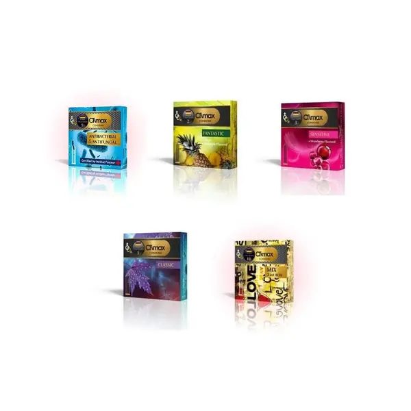 کاندوم کلایمکس مدل Tropical 11بسته 12 عددی