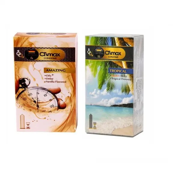 کاندوم کلایمکس مدل Tropical 11بسته 12 عددی