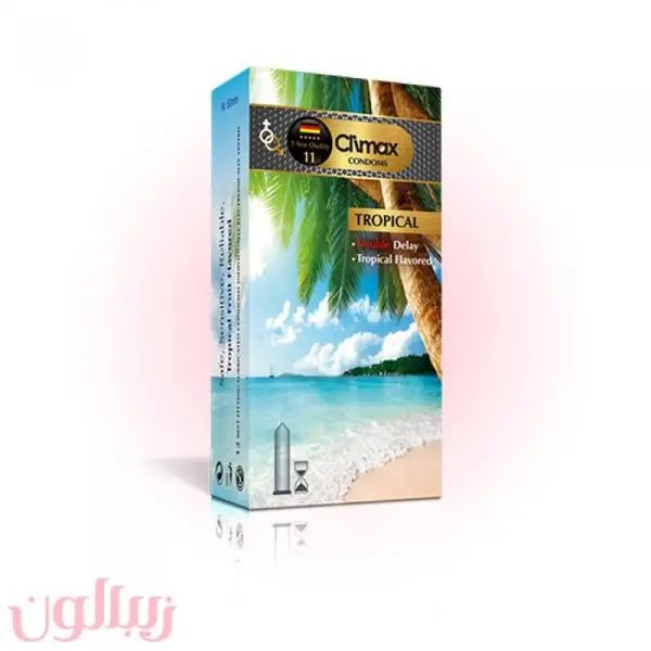 کاندوم کلایمکس مدل Tropical 11بسته 12 عددی