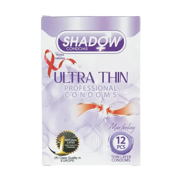 کاندوم شادو مدل ULTRA THIN بسته 12 عددی