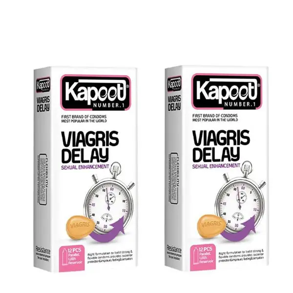 کاندوم کاپوت مدل Viagris Delay بسته 12 عددی