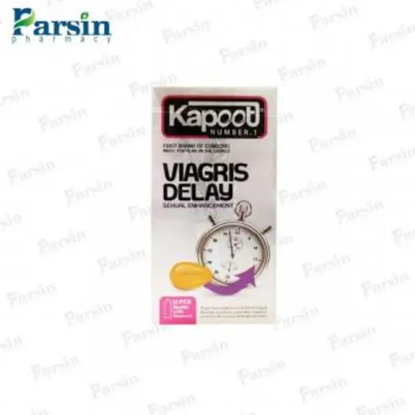 کاندوم کاپوت مدل Viagris Delay بسته 12 عددی