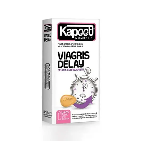 کاندوم کاپوت مدل Viagris Delay بسته 12 عددی