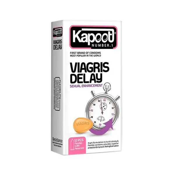 کاندوم کاپوت مدل Viagris Delay بسته 12 عددی