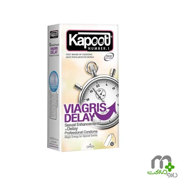 کاندوم کاپوت مدل Viagris Delay بسته 12 عددی