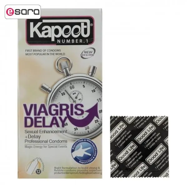 کاندوم کاپوت مدل Viagris Delay بسته 12 عددی