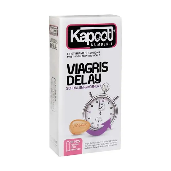 کاندوم کاپوت مدل Viagris Delay بسته 12 عددی