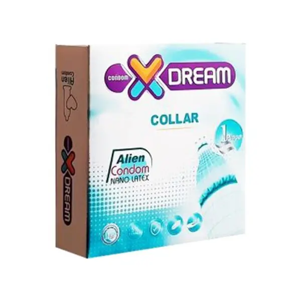 کاندوم فضایی طوقی ایکس دریم XDREAM ALIEN COLLAR  بسته 1 عددی