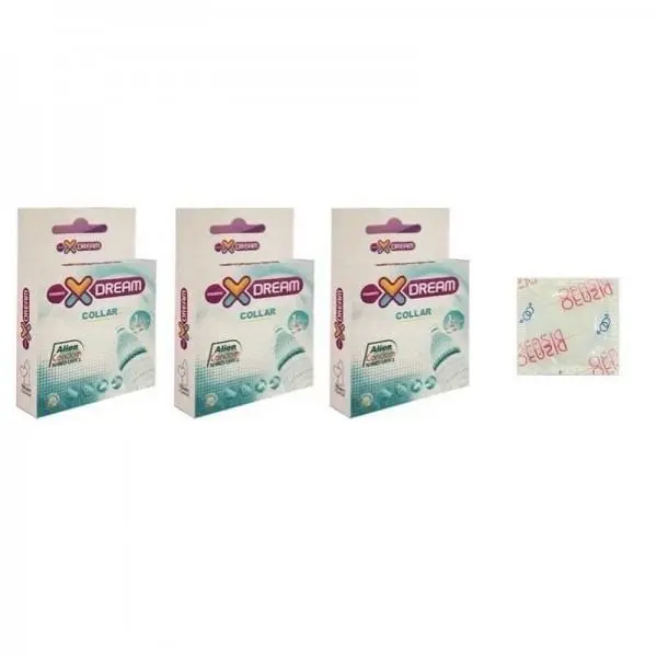 کاندوم فضایی طوقی ایکس دریم XDREAM ALIEN COLLAR  بسته 1 عددی