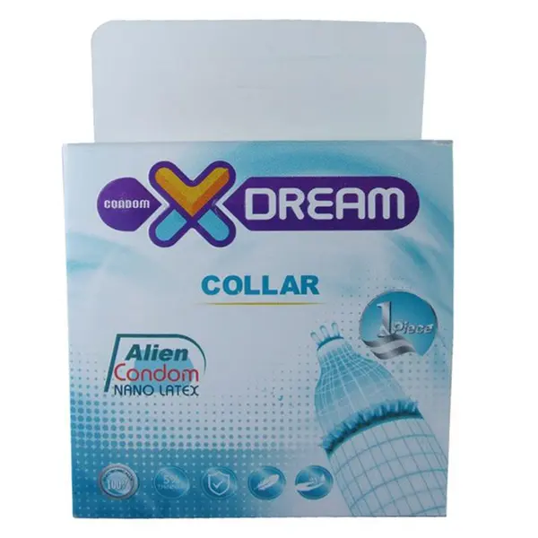 کاندوم فضایی طوقی ایکس دریم XDREAM ALIEN COLLAR  بسته 1 عددی
