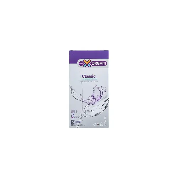 کاندوم  کلاسیک ایکس دریم Xdream Classic  بسته 12  عددی