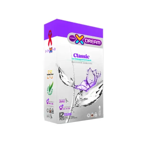 کاندوم  کلاسیک ایکس دریم Xdream Classic  بسته 12  عددی