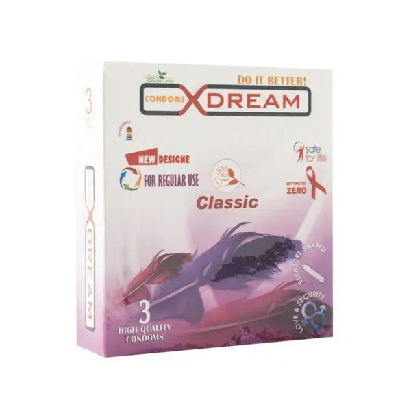 کاندوم  کلاسیک ایکس دریم Xdream Classic  بسته 3 عددی